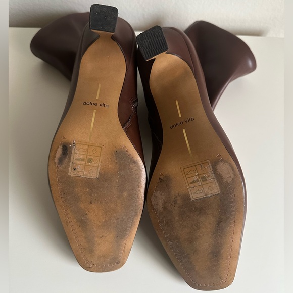 Dolce Vita Glamor‎ Boots Chocolate Stella Size 8 - Picture 7 of 8